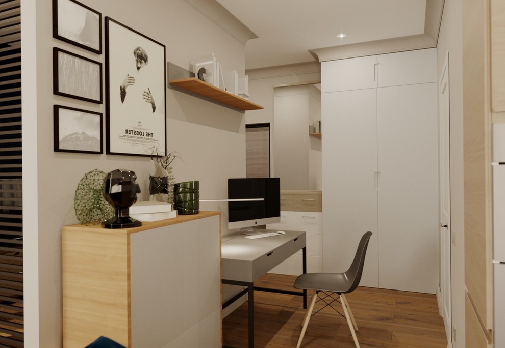 Проект квартиры 44 кв.м в Иркутске для молодой девушки студента