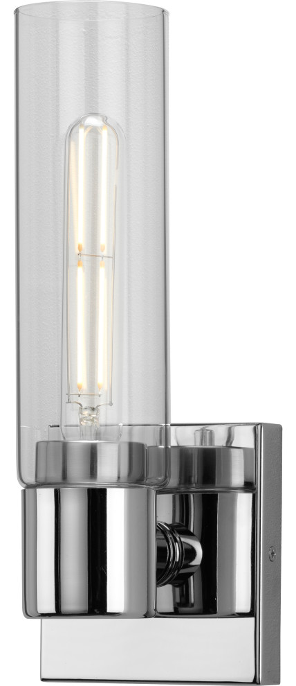 Luxury Cosmopolitan Wall Sconce, Polished Chrome - Transitional ...