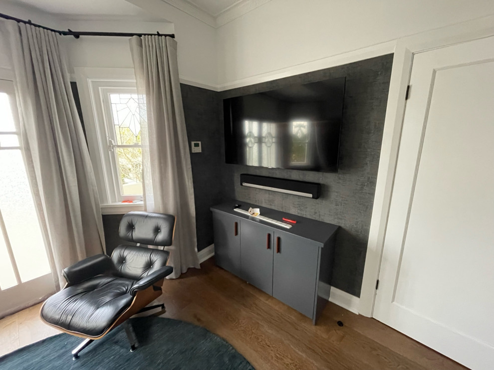 Home Office Wallpaper Modern Home Office Sydney by KAPSA Painting & Wallpaper Hanging