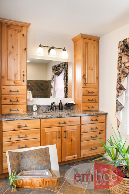 Master Baths rustic-bathroom