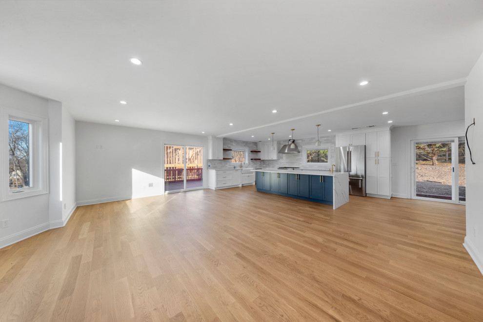 Open Floor Plan Living & Kitchen | Gut Remodel Haworth NJ