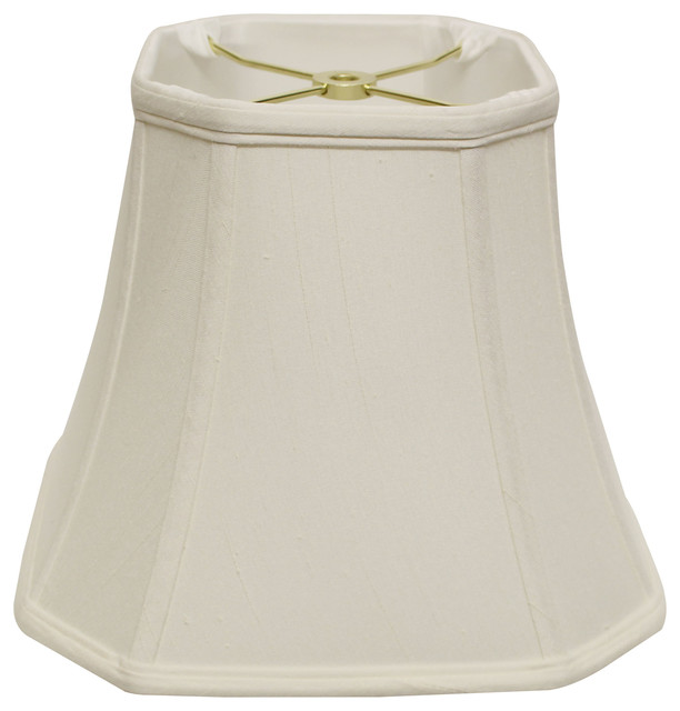 Slant Cut Corner Square Bell Softback Lampshade With Washer Fitter
