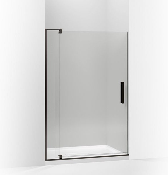 Kohler Revel Pivot Shower Door, 70"H X 39-1/8 - 44"W, Anodized Dark Bronze