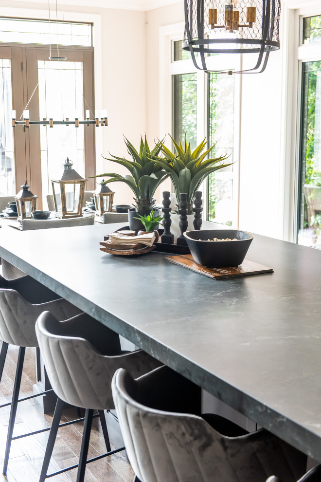 Transitional home design photo in Toronto