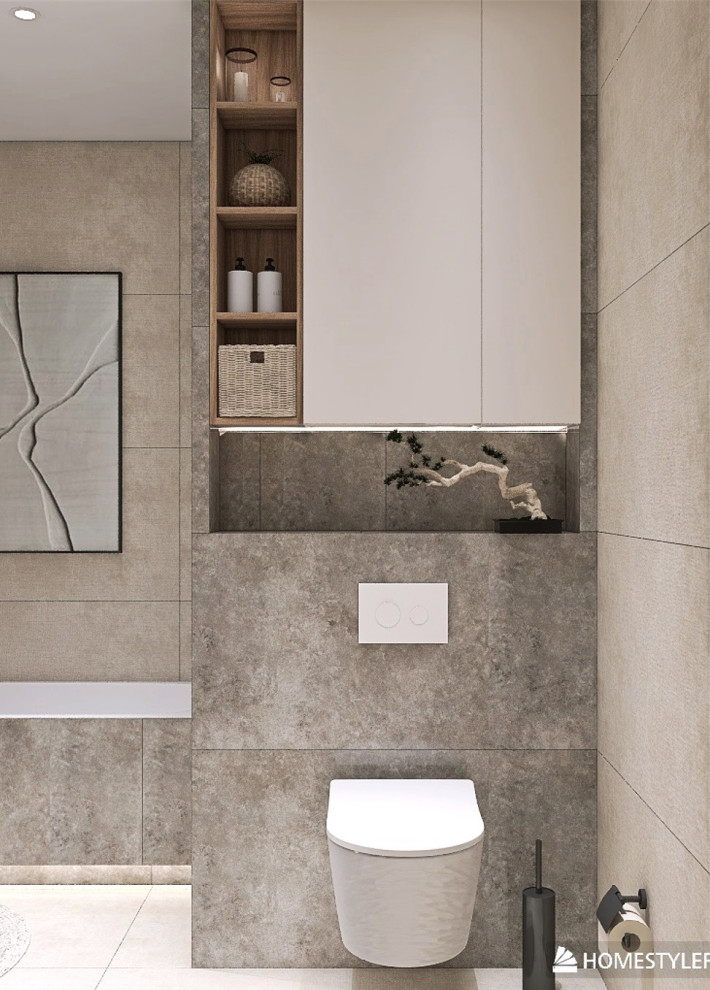 Ванная комната в стиле джапанди