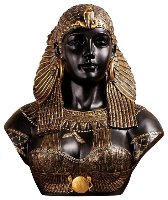 Neoclassical Cleopatra Bust Eclectic Decorative Objects And Figurines by XoticBrands Home