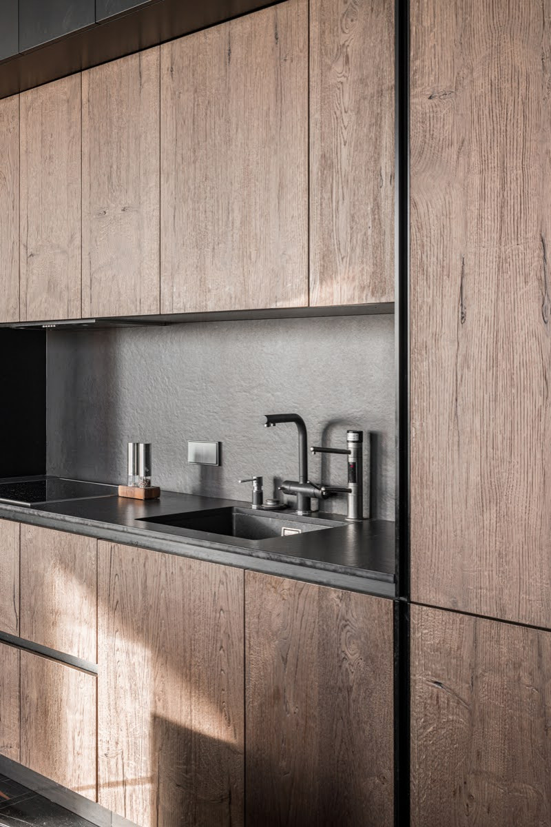 Шикарная кухня-гостиная в Москва-Сити