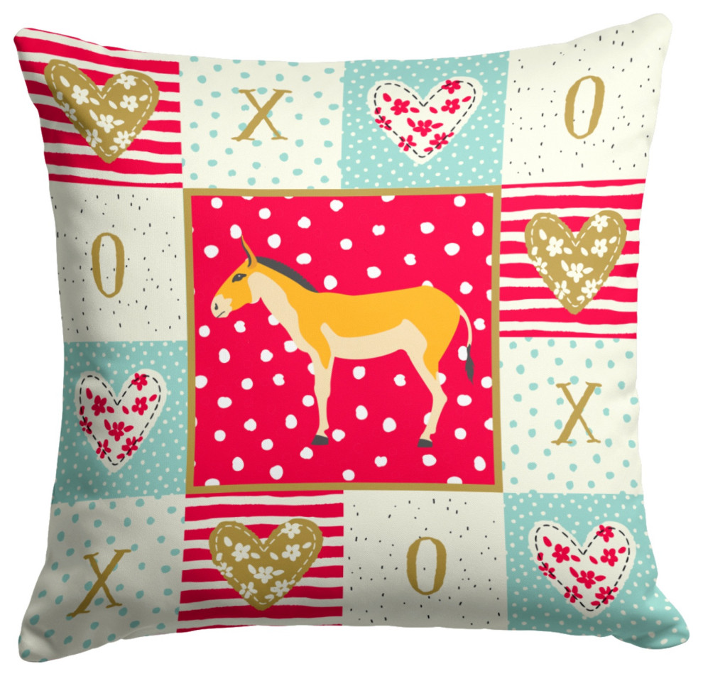 Carolines TreasuresTurkmenian Kulan Donkey Christmas Pillowcase Standard Multicolor 