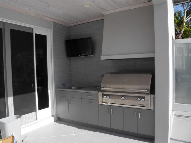 Polymer Board Cabinetry Modern Patio Miami By Paris