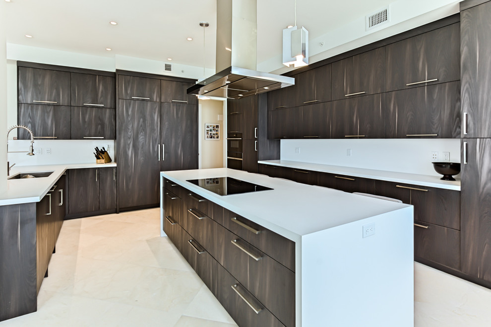 Kitchen - transitional kitchen idea in Miami