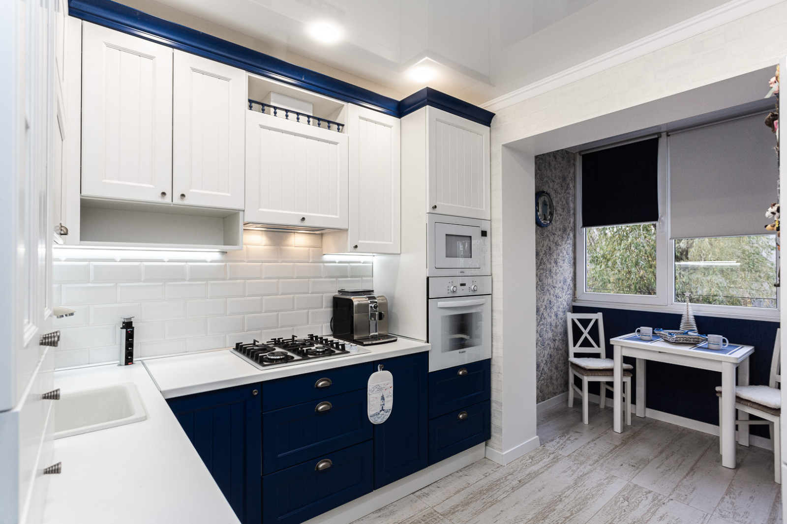 Кухня в морском стиле