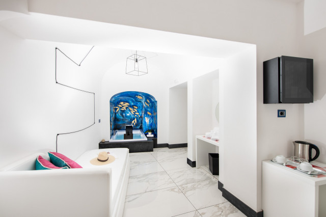 Pasitea Art Hotel - Camera da Letto con Jacuzzi mediterranean-bedroom