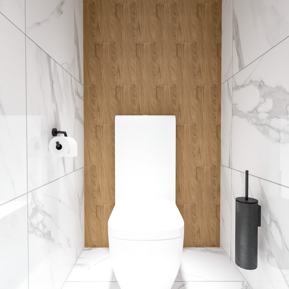 2020. 13. 10. Проект дизайна интерьера квартиры (ванная , санузел, гардероб)