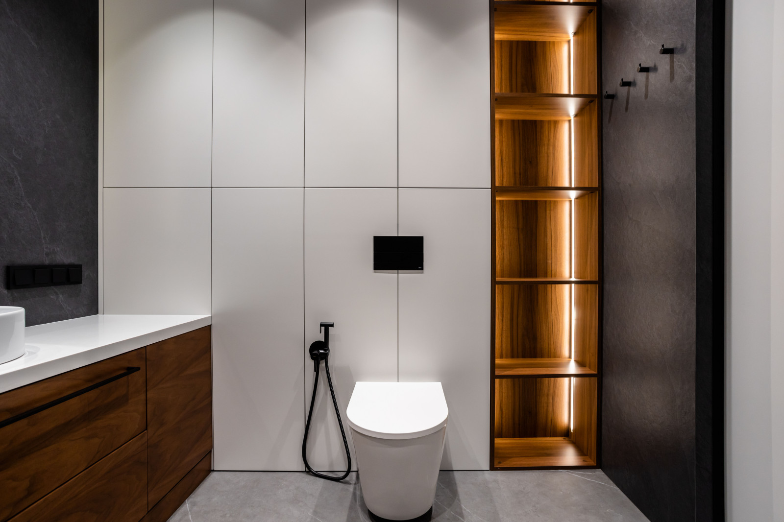 Современный интерьер квартиры 60 м2 в ЖК Академика Павлова 28