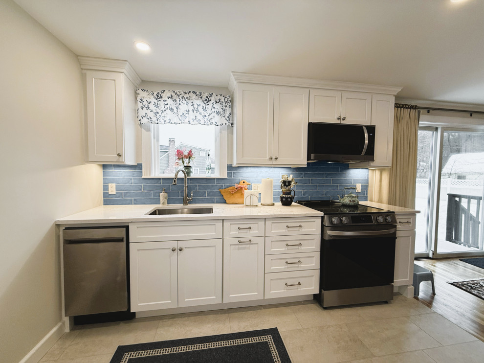 Balanced Blue Kitchen