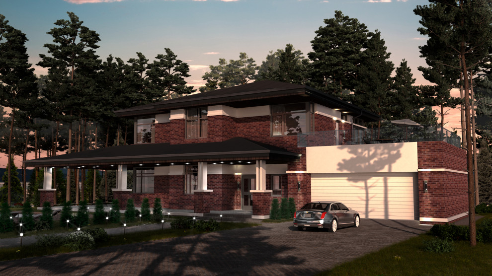 Проект частного дома в Новой Усмани