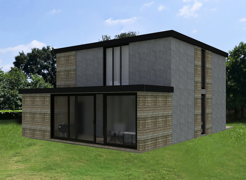 Архитектурный проект 2-х этажного дома и Дизайн интерьера