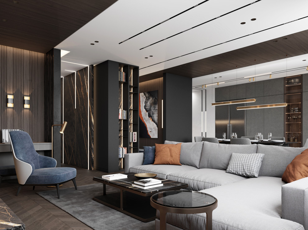 Дизайн четырёхкомнатной квартиры в ЖК "Наследие" | Москва | Россия |