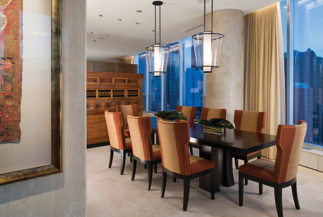 Gold Coast Penthouse contemporary-dining-room