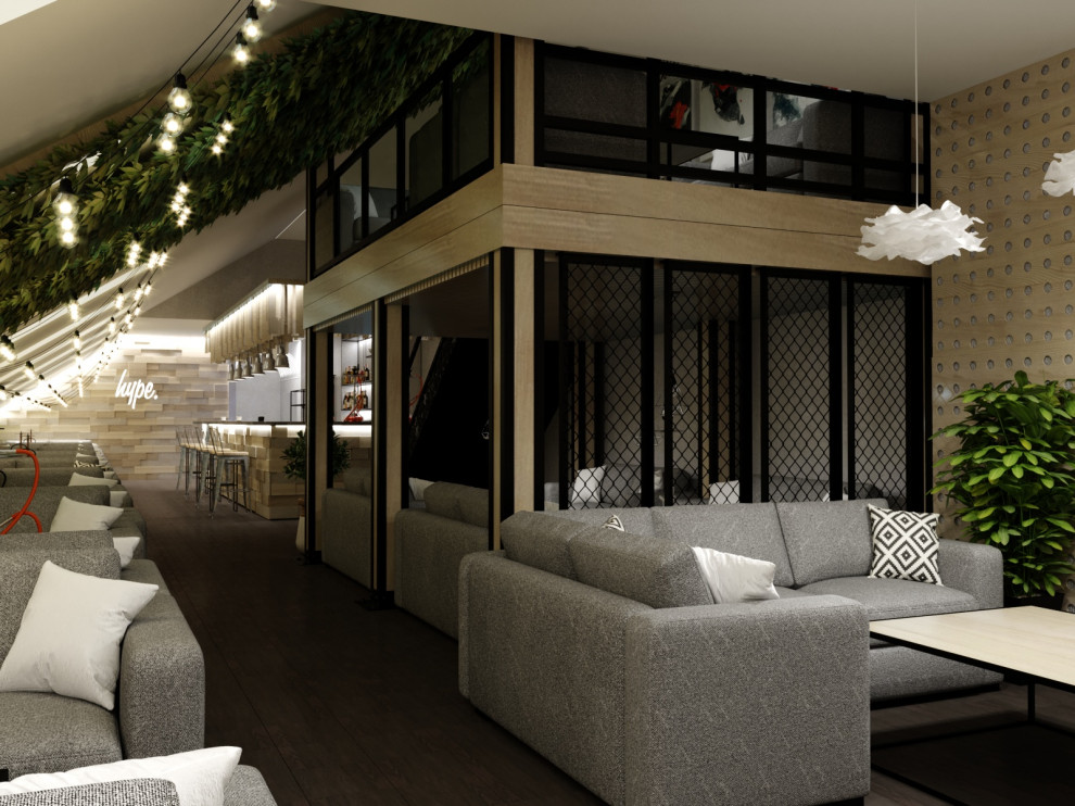 Дизайн интерьера Кальянной  Hype