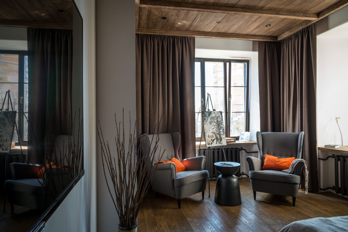 Квартира в "Сталинке". Кантри - Лофт. Реализация