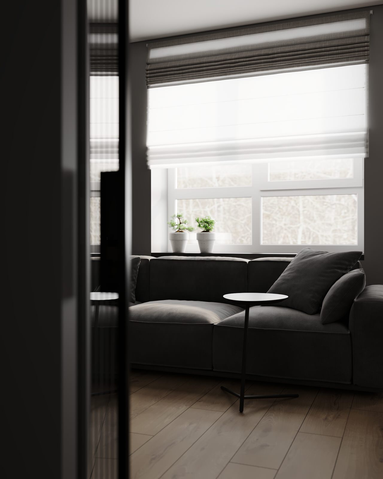 Кухня-гостиная (трехкомнатная квартира в ЖК "Илмари", Пенза)