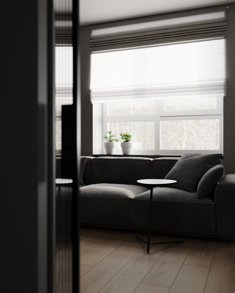 Кухня-гостиная (трехкомнатная квартира в ЖК "Илмари", Пенза)