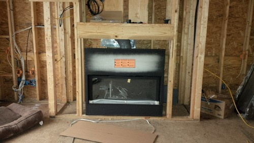 We bought our Napoleon Direct Vent Fireplace online and hired a local sub to installed the fireplace and to do the venting for our new construction home. i provided him the model and the  instruction manual. we met at the house before he started the job a