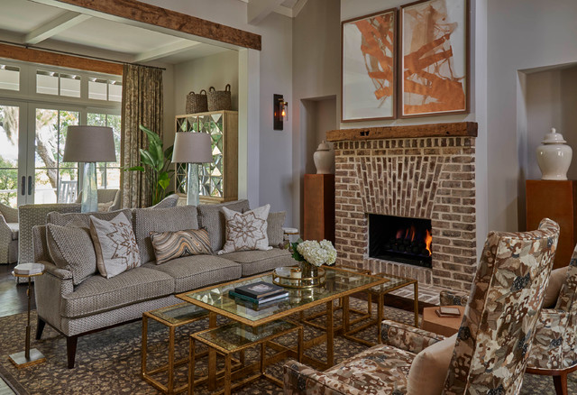Private Residence- Greenleaf klassisk-vardagsrum