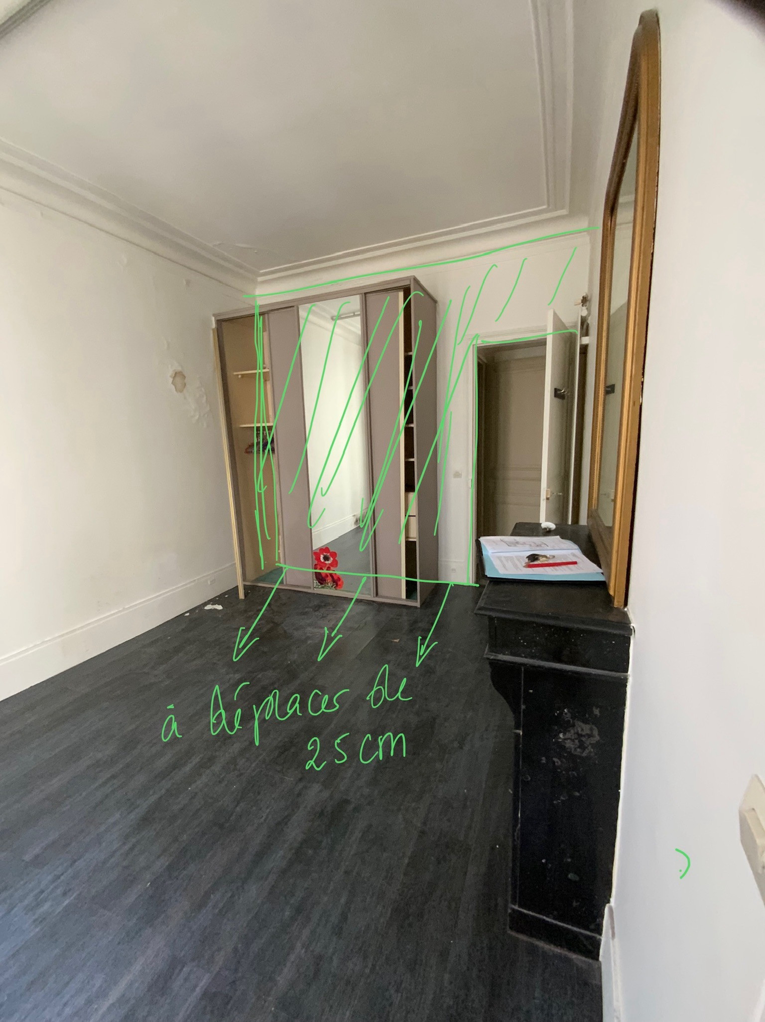 mur porteur à déplacer