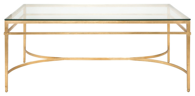 Safavieh Abelard Tail Table Contemporary Coffee Tables By Safavieh Abelard Tail Table Gold