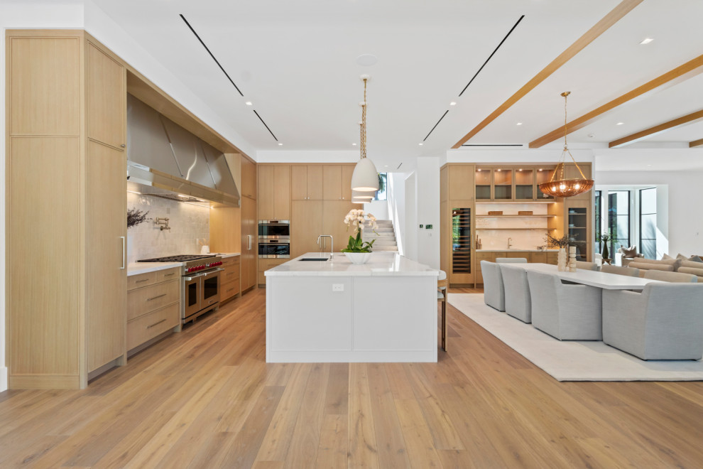 Kitchen - transitional kitchen idea in Miami