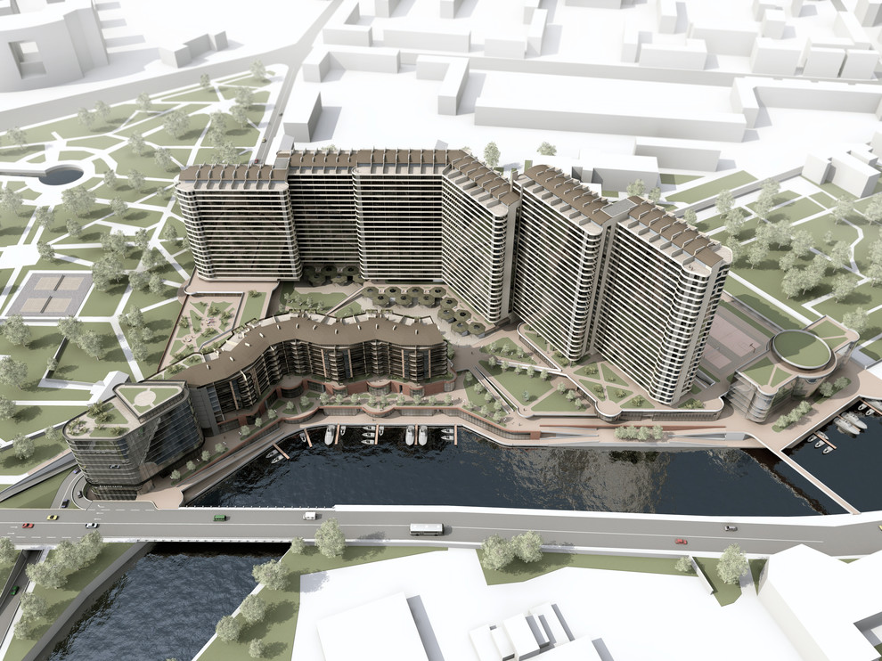 Проект полифункционального жилого комплекса на Охте