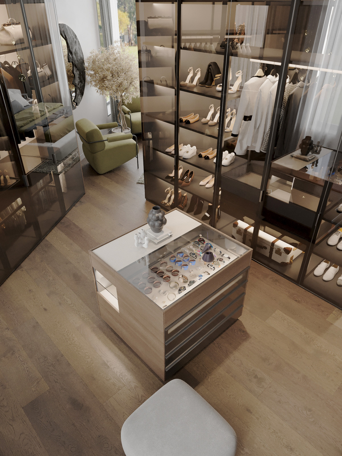 Загорожный Дом Мастер спальня