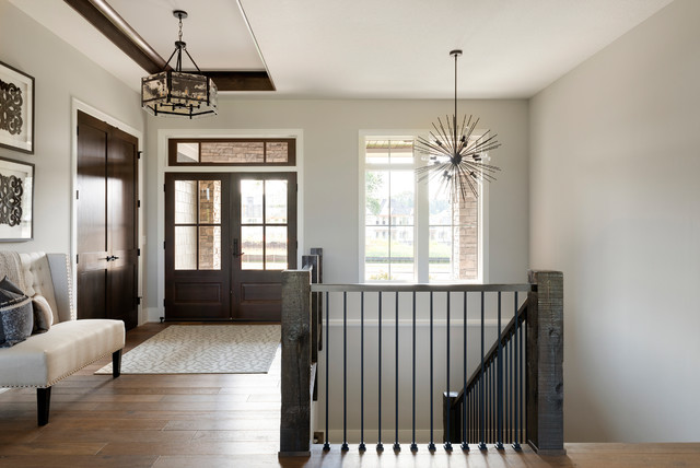 Inspiration for a rustic home design remodel in Minneapolis