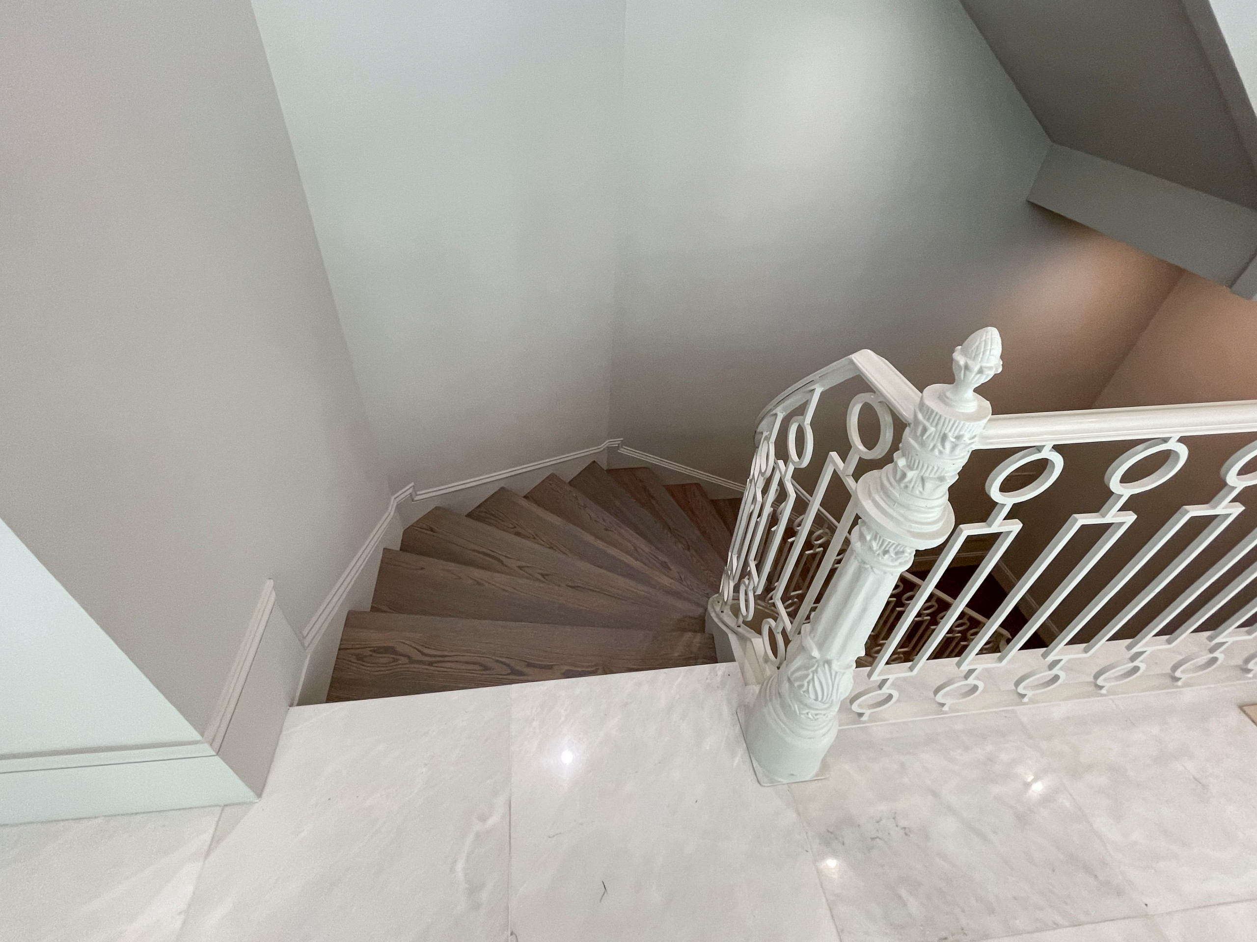 104_Curved Staircases in 18th Century French Inspired Mansion, Mclean VA 22101