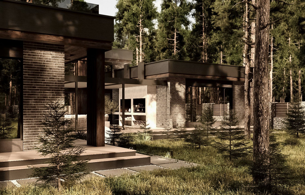 Фасады частного дома в Санкт-Петербурге