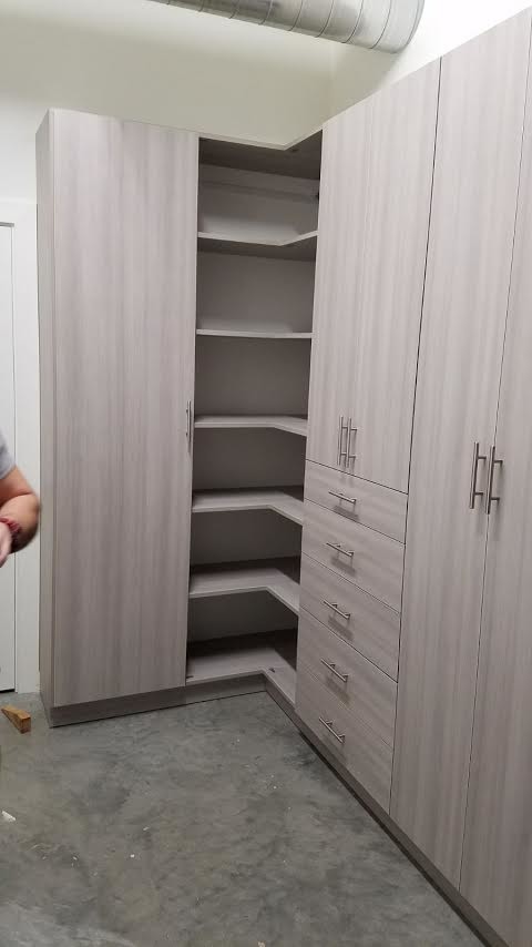 Gray Custom Closet