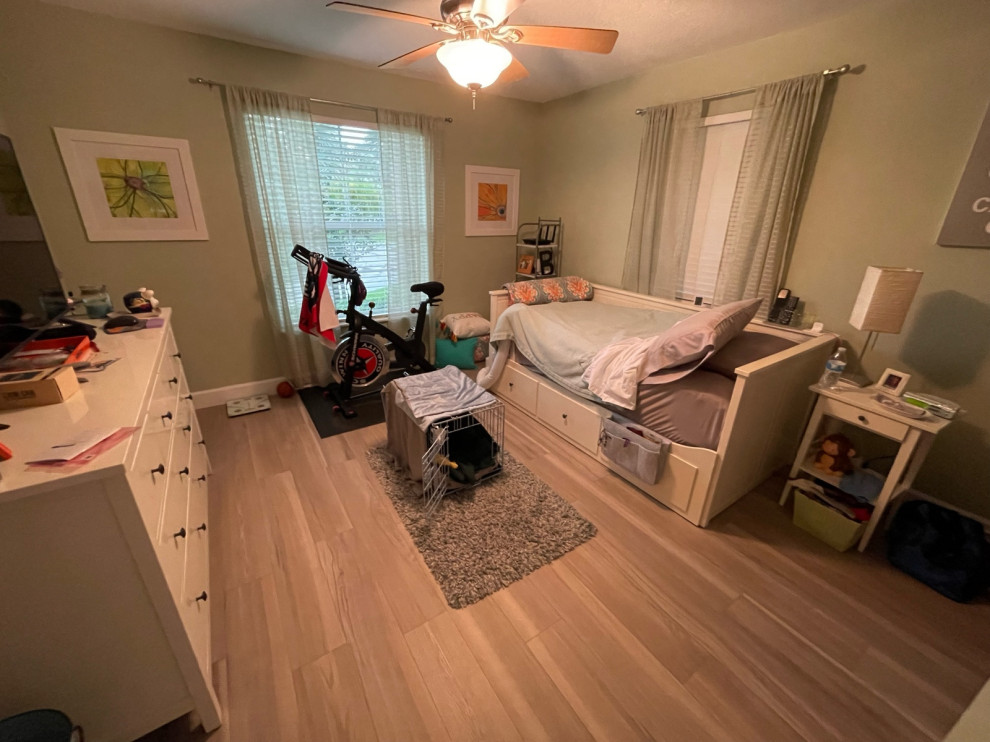 rug placement in bedroom with daybed?