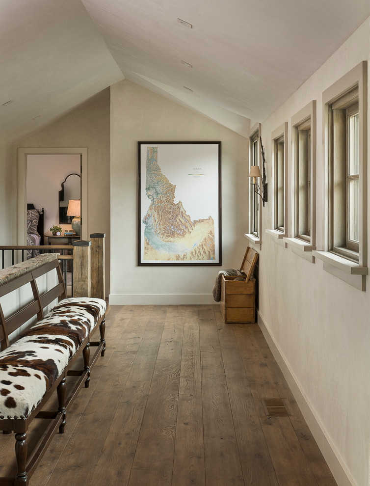 Hallway - rustic hallway idea