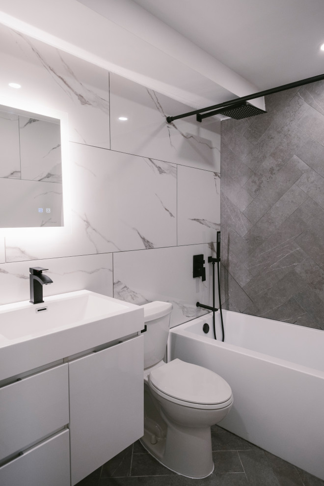 Whitestone - Modern - Bathroom - New York - by Handled Interior Design ...