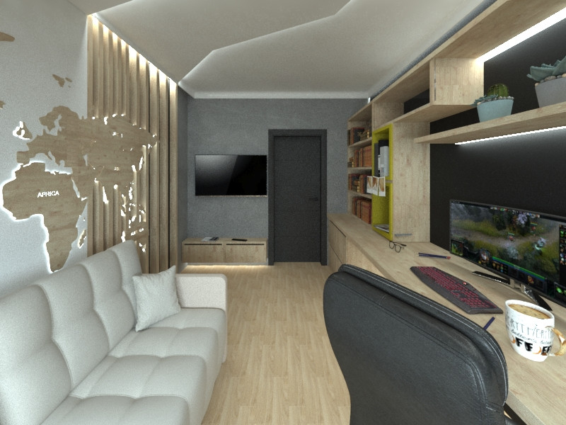 Рабочий кабинет для мужчины