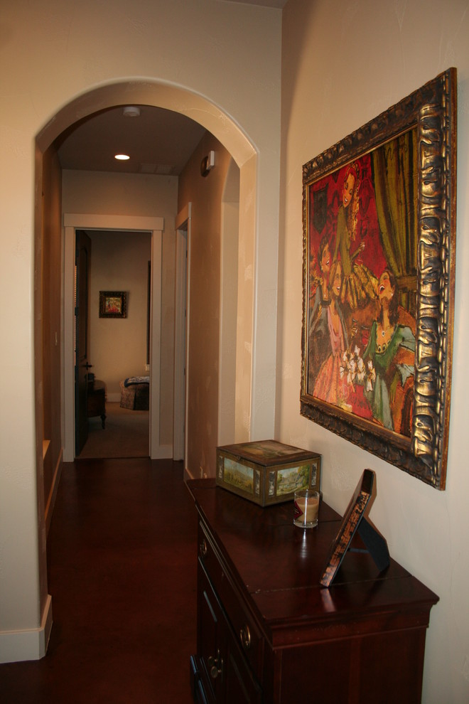 Inspiration for a transitional home design remodel in Austin