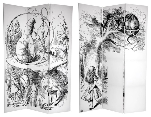 6 ft. Tall Double Sided Alice in Wonderland C