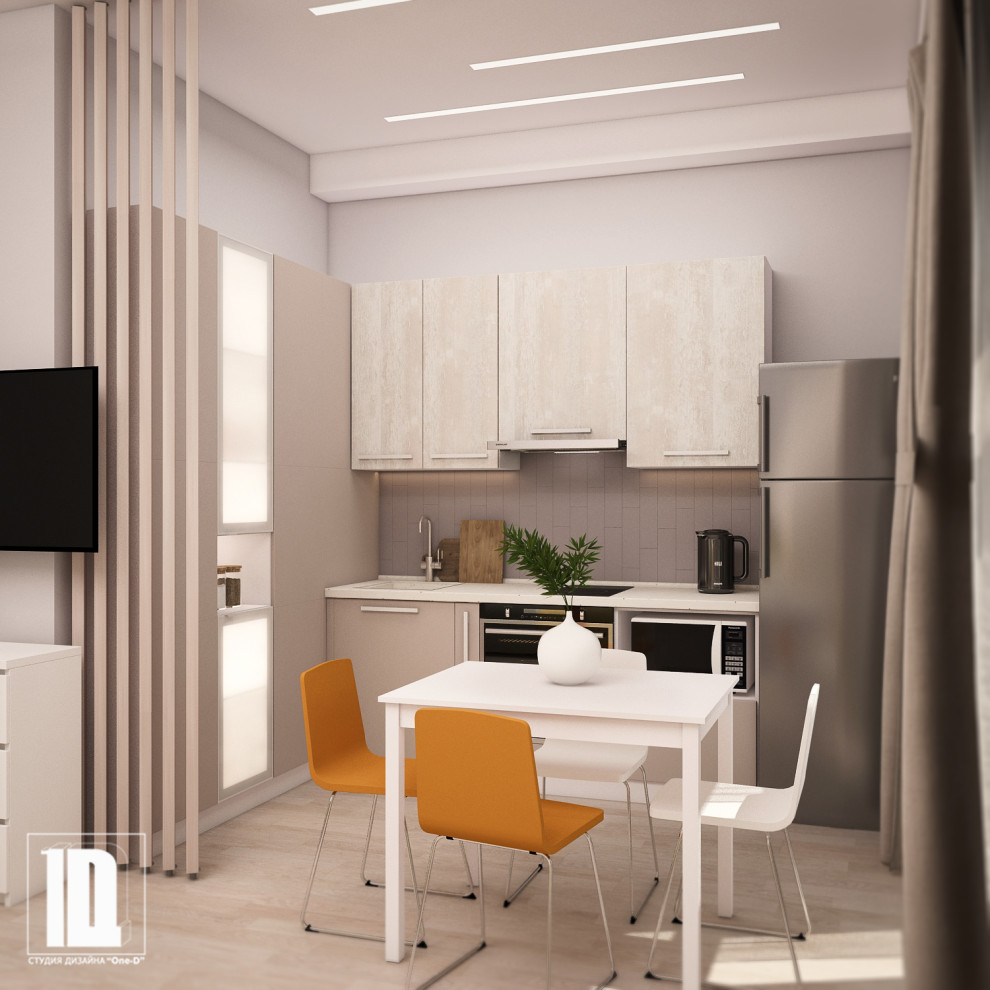 Дизайн-проект "Южное солнце" квартиры в ЖК Посейдон город Сочи 36 м2