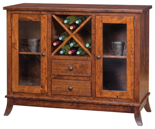 Covington Wine Rustic Cherry Transitional Wine And Bar by Rustic Red