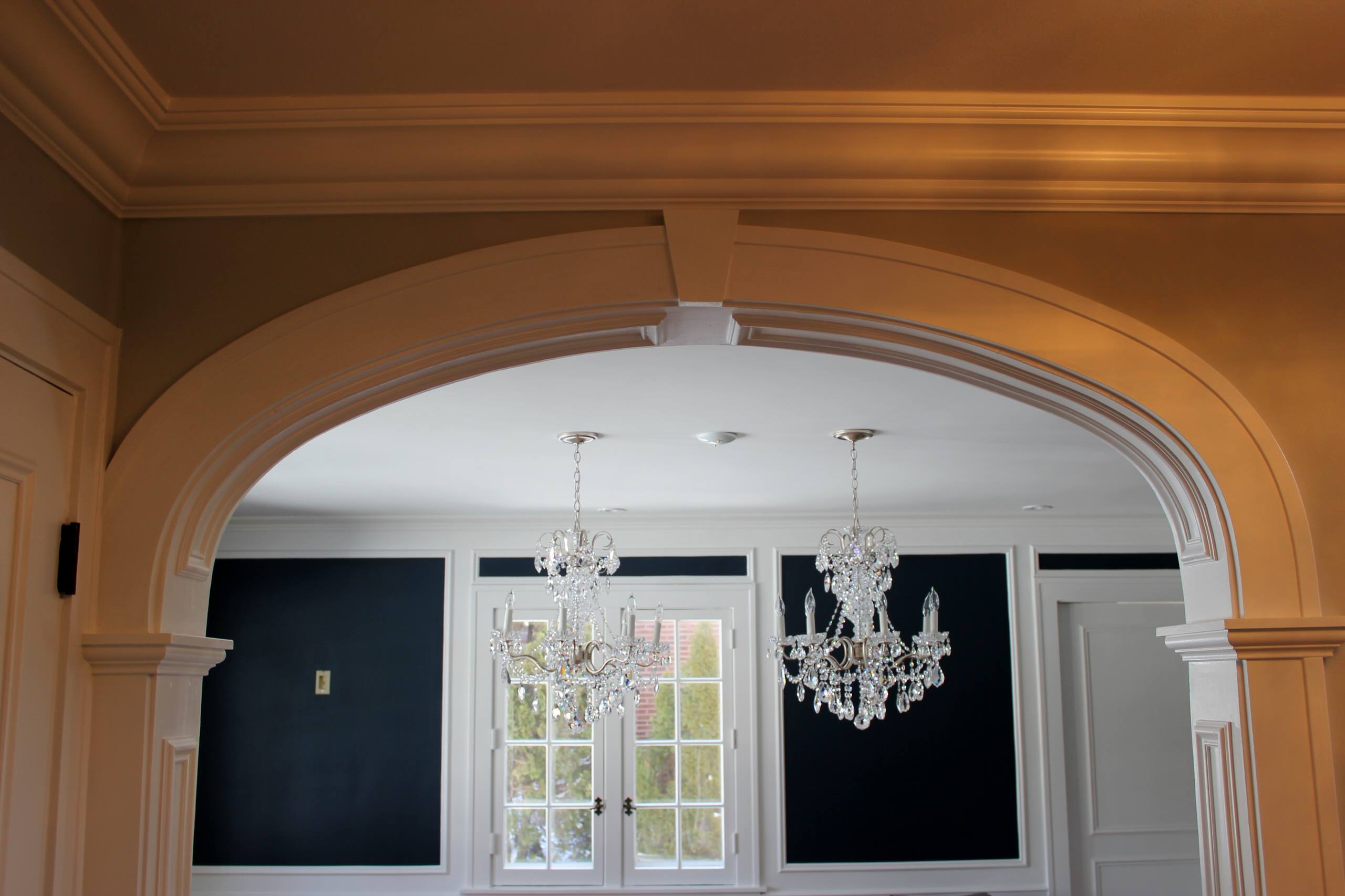 Arched Opening to Dining Room