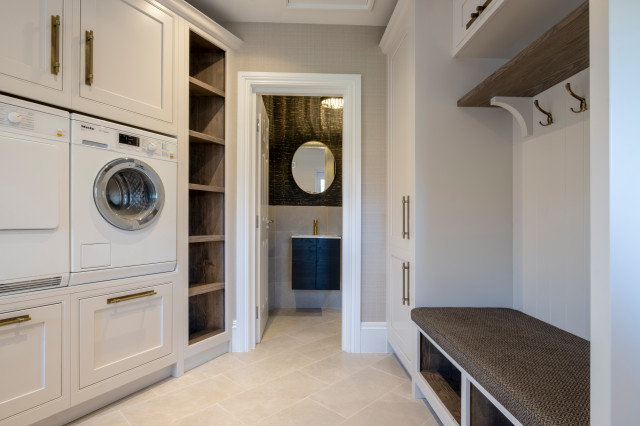 Interior Design Project - Rea Interiors contemporary-laundry-room
