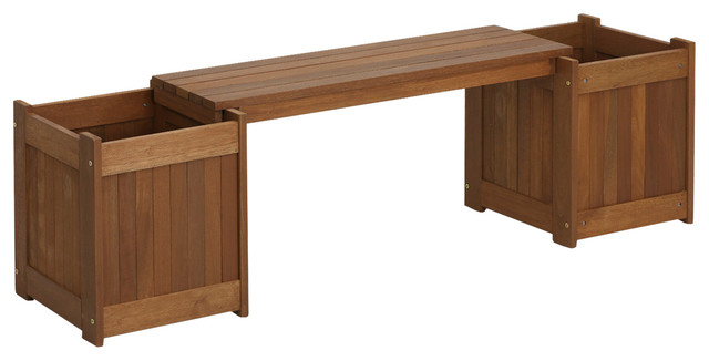 Furinno Tioman Teak Hardwood Planter Box Fg16011 Transitional
