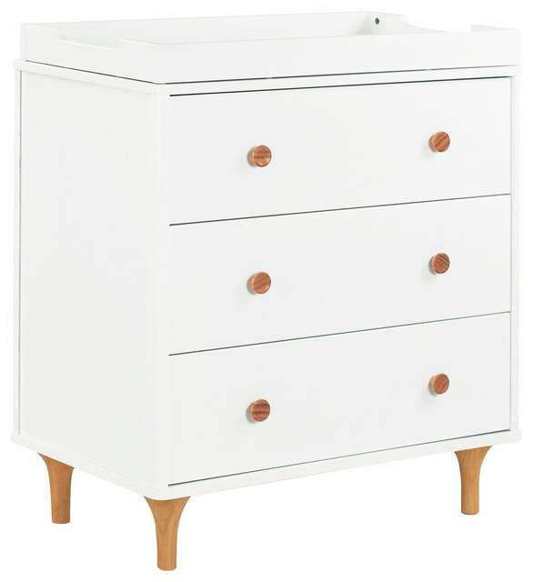 Babyletto Lolly 3 Drawer Dresser Changer With Changing Tray White